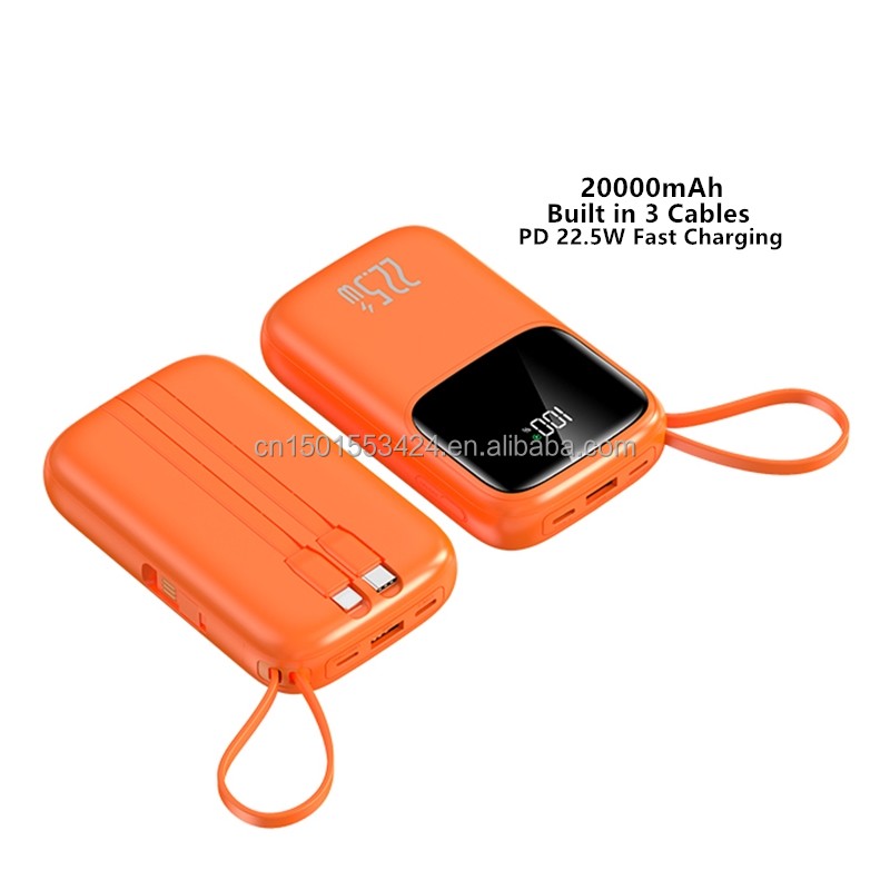 Power Bank Factory - Travel 20000mAh 3 Cable OEM