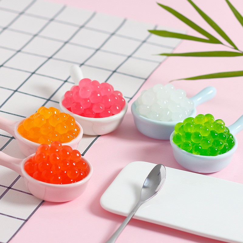 China Manufacturer's Mango Fruit Juice Balls Custom Sugar-Free Popping Boba Pearls Multiple Flavors Bubble Tea Ingredients