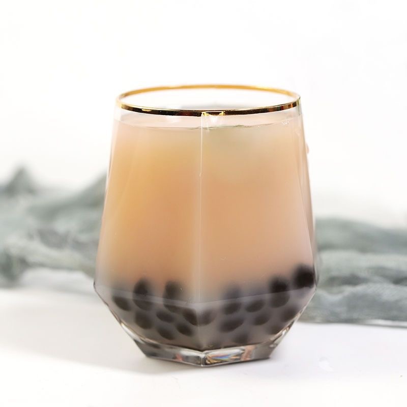 Doking Black Taipo Pearl Milk Tea Powder Wholesale Tapioca Boba Raw Materials in Bag Packaging