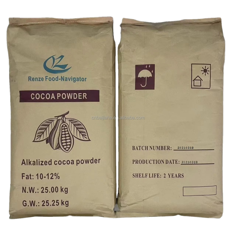 Halal Certified Raw Ivory Coast Cocoa Powder Food Grade Dutch Processed Packed in Box or Bag Bulk Packaging