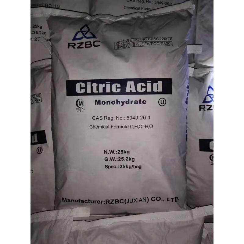 Manufacturers Supply ENSIGN Food Grade Anhydrous Citric Acid Powder 77-92-9 Monohydrate Food Additives