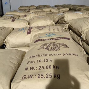 Food Grade Alkalized Cocoa Powder 25KG Bagged Raw Materials for Processing Cocoa Ingredients