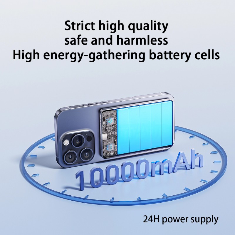 Power Bank Factory - OEM 15W Ultra Slim Magnetic Wireless