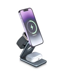 Wireless Charger Factory - OEM 3-in-1 Magnetic Foldable Charger