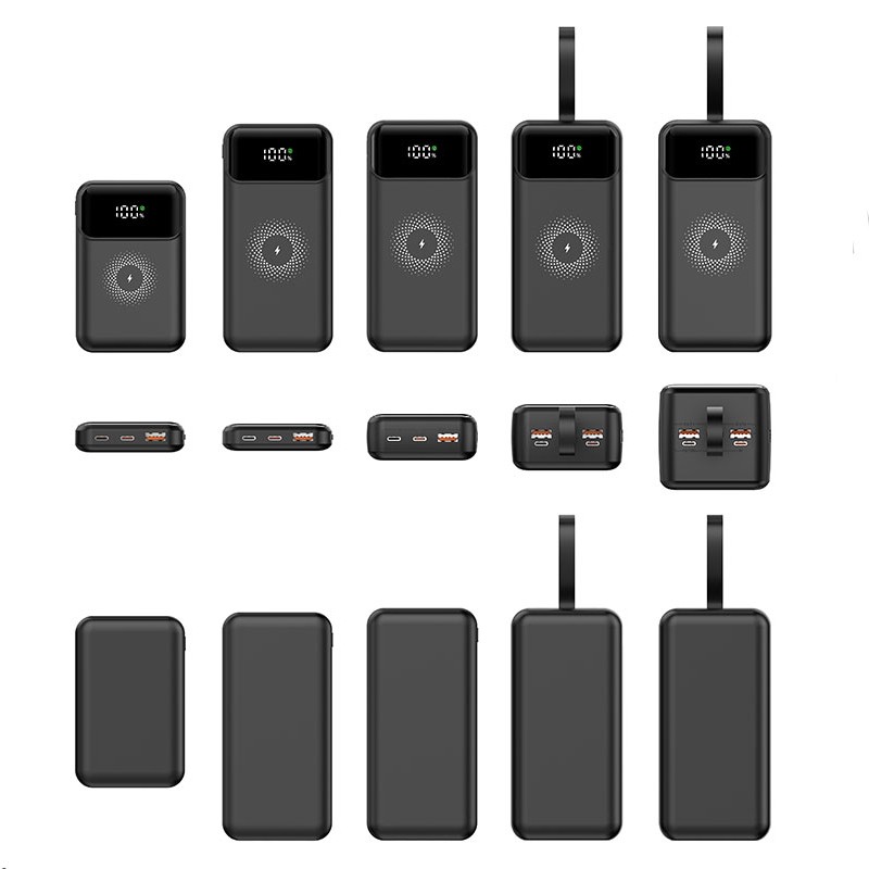 Power Bank Manufacturer - OEM 22.5W Fast Charging with Cables