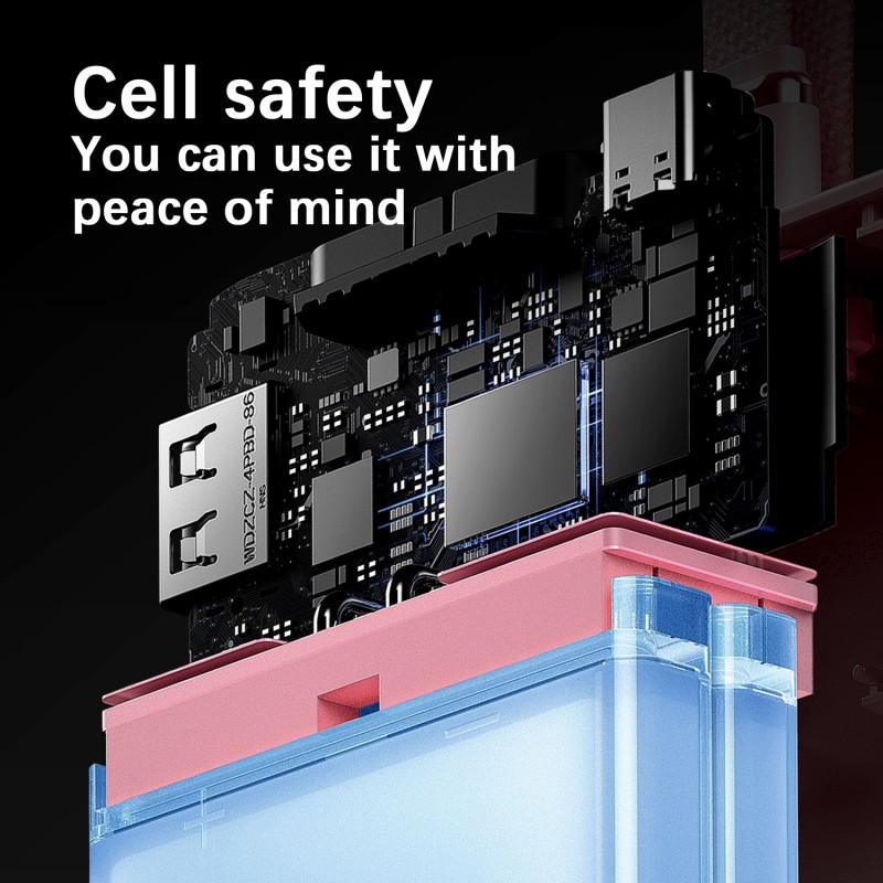 Power Bank Supplier - OEM 2-in-1 Built-in Cable PD22.5W Charger