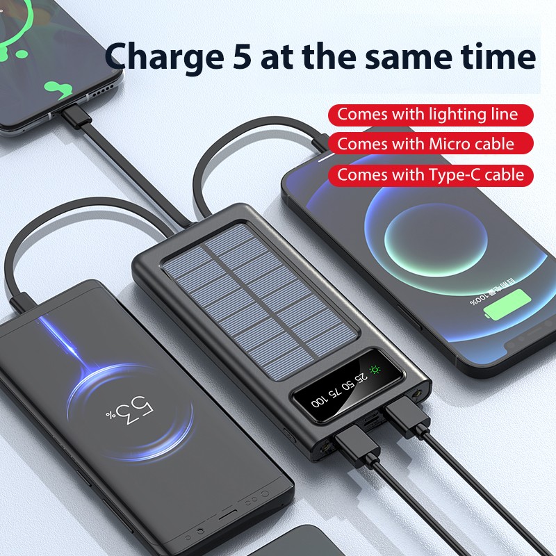 Solar Power Bank Manufacturer - OEM 10000mAh Waterproof Charger