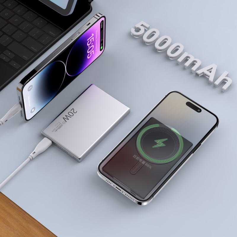 Power Bank Factory - OEM 15W Ultra Slim Magnetic Wireless