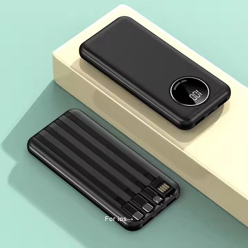 Power Bank Factory - OEM 22.5W Fast Charging with 3 Cables