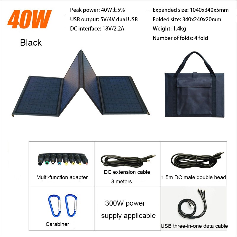 Solar Panel Manufacturer - OEM 20W-40W USB Charger DC Port