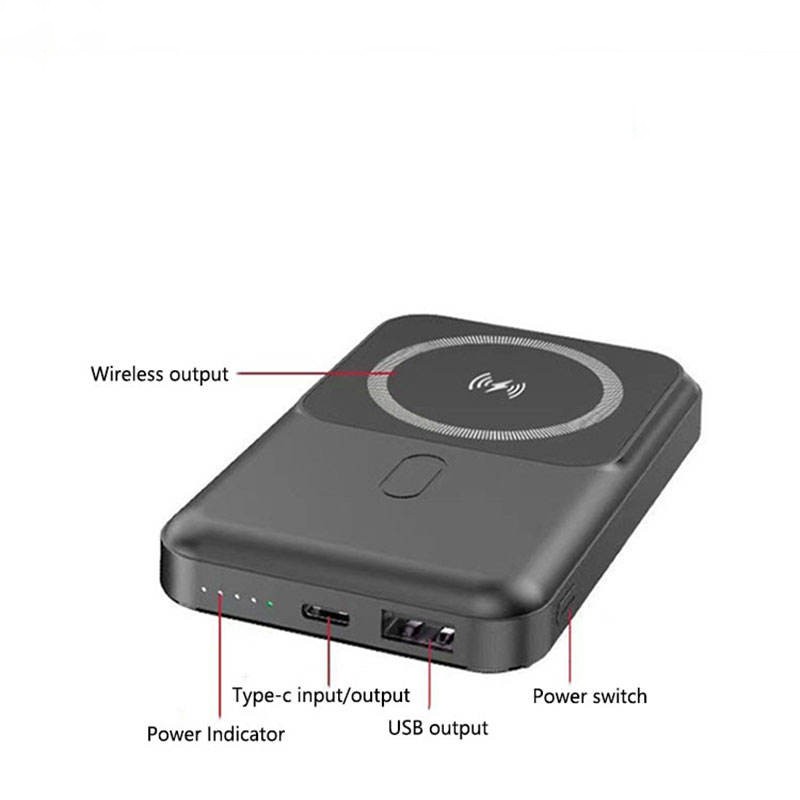 Magnetic Power Bank Supplier - OEM 10000mAh 15W Wireless Charging