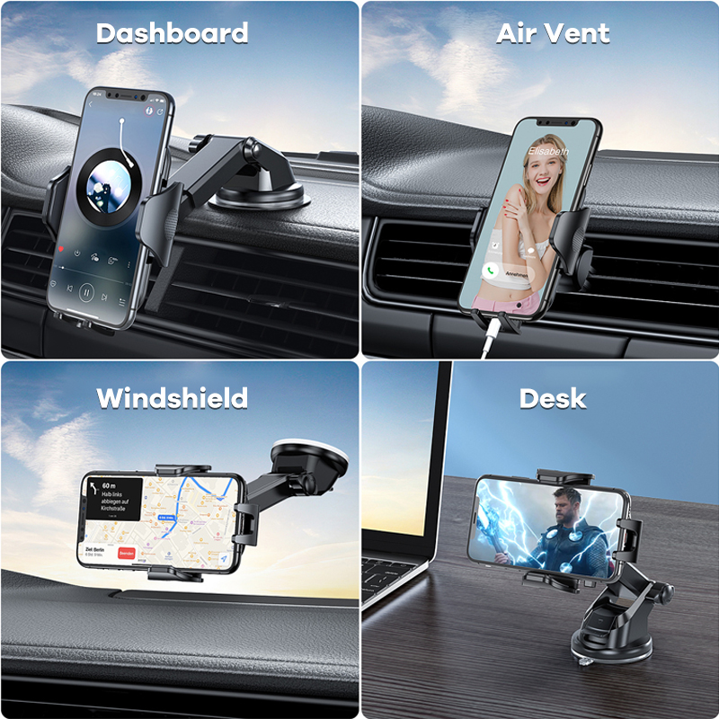 Car Phone Stand Supplier - OEM 360 Degree Rotatable Silicone Holder