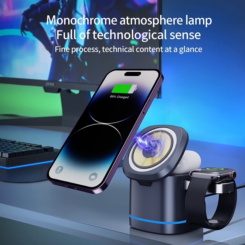 Magnetic Charger Factory - OEM 15W Portable Folding Charger