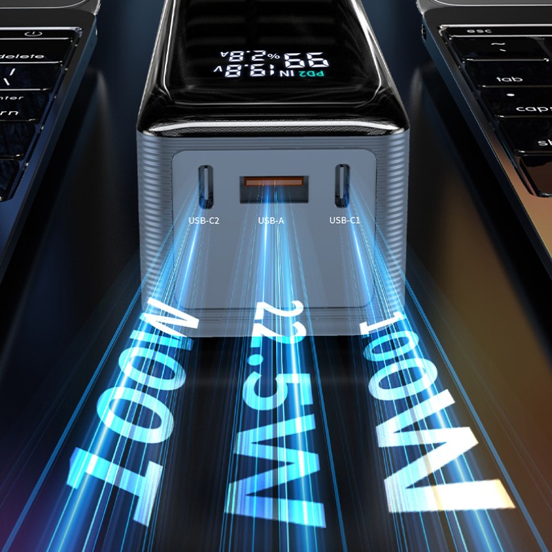 Power Bank Supplier - OEM PD66W 20000mAh LCD Display Charger