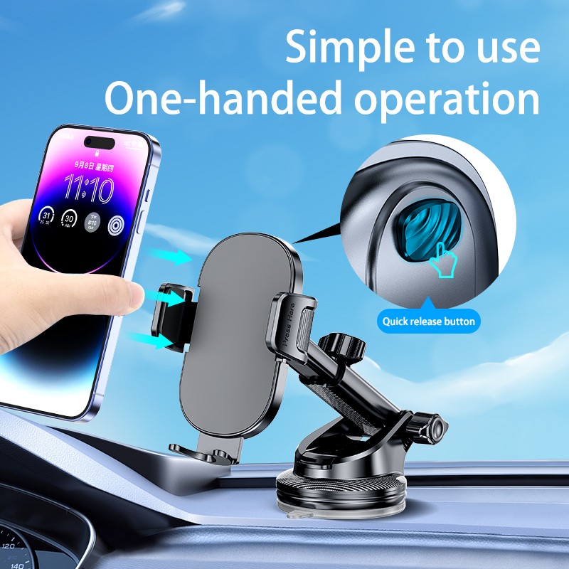 Dashboard Phone Stand Factory - OEM 360 Degree Rotation Flexible Mount