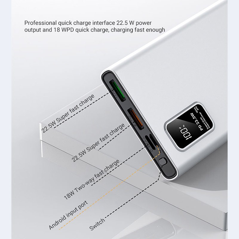 Portable Charger Manufacturer - OEM 30000mAh Fast Charging Power Bank