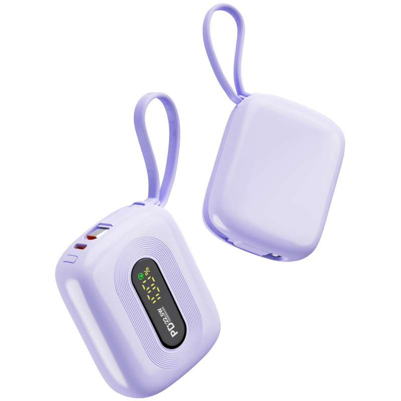 Power Bank Manufacturer - Private Mold Built-in Cable