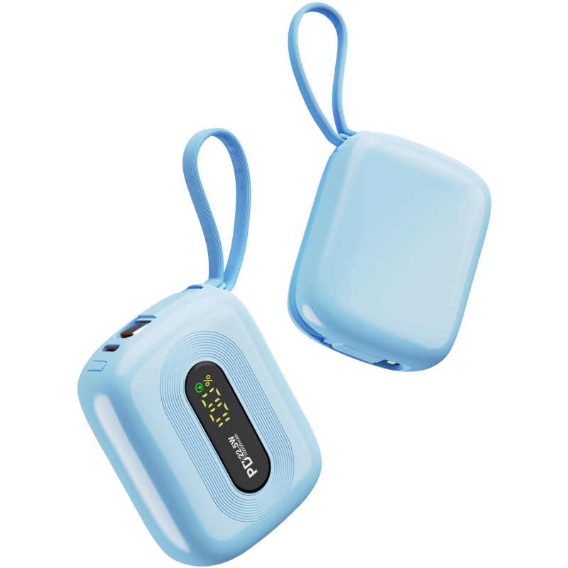 Power Bank Manufacturer - Private Mold Built-in Cable