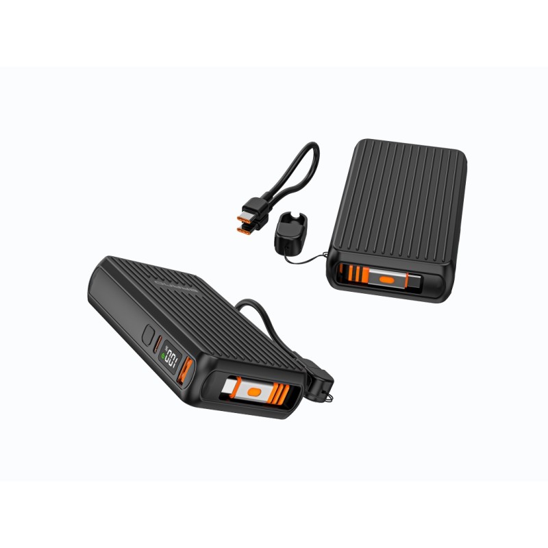 Power Bank Factory - Retractable Cable PD QC OEM