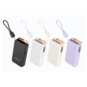 Power Bank Factory - Retractable Cable PD QC OEM