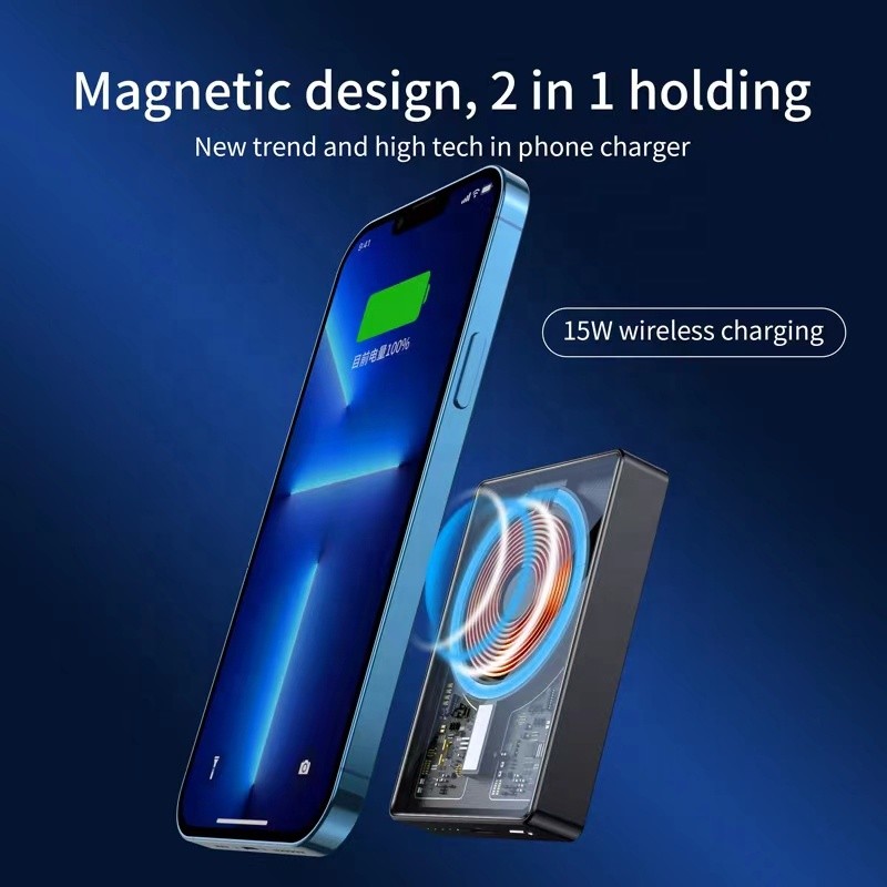 Power Bank Factory - Transparent PD 20W Magnetic OEM