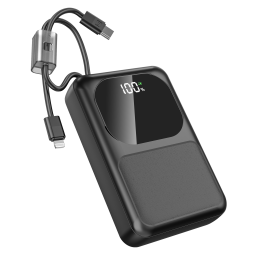 Power Bank Manufacturer - 20000mAh Built-in Cable OEM