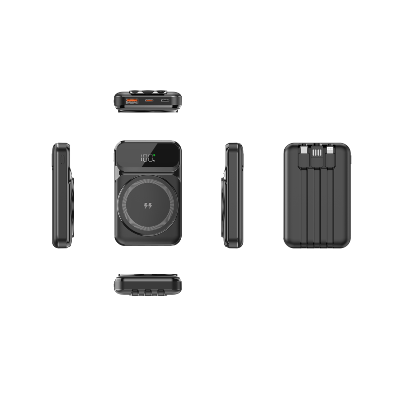 Power Bank Factory - Digital Magnetic 15W Wireless