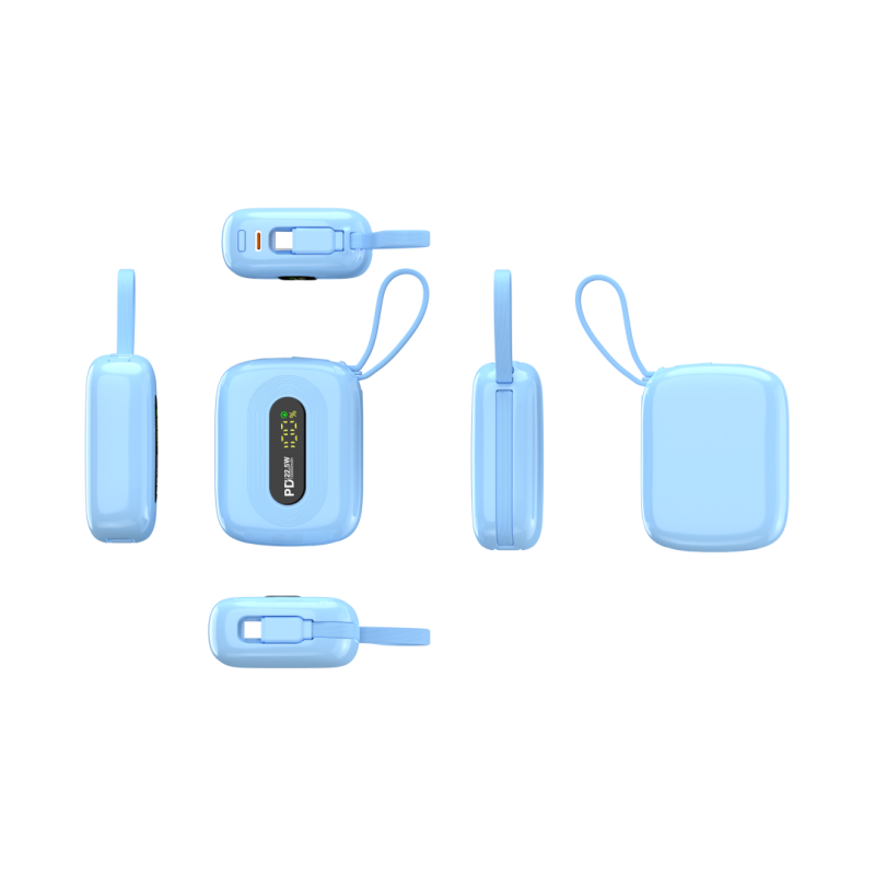 Power Bank Manufacturer - Private Mold Built-in Cable