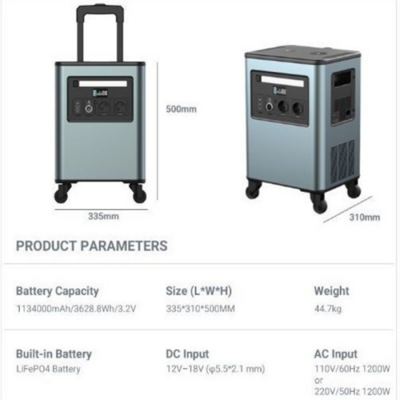 Emergency Power Supplier - OEM 3600W Solar Home Storage