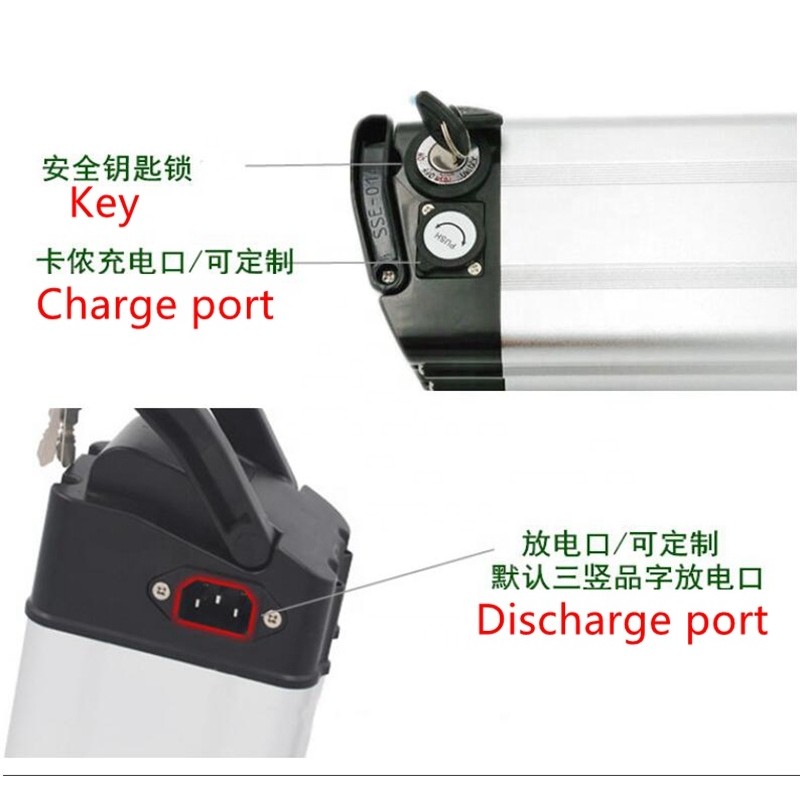 E-bike Battery Factory - OEM 36V 15ah Silverfish Li-ion Pack