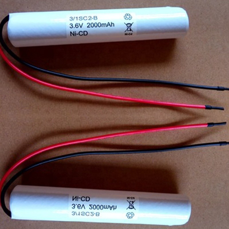 NiCd Battery Factory - OEM 3.6V 1900mAh Emergency Lighting