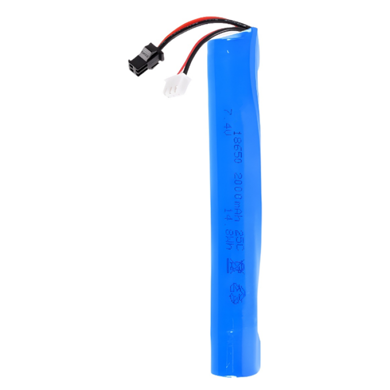 Lithium Battery Supplier - OEM 7.4V 2000mAh 18650 High Rate