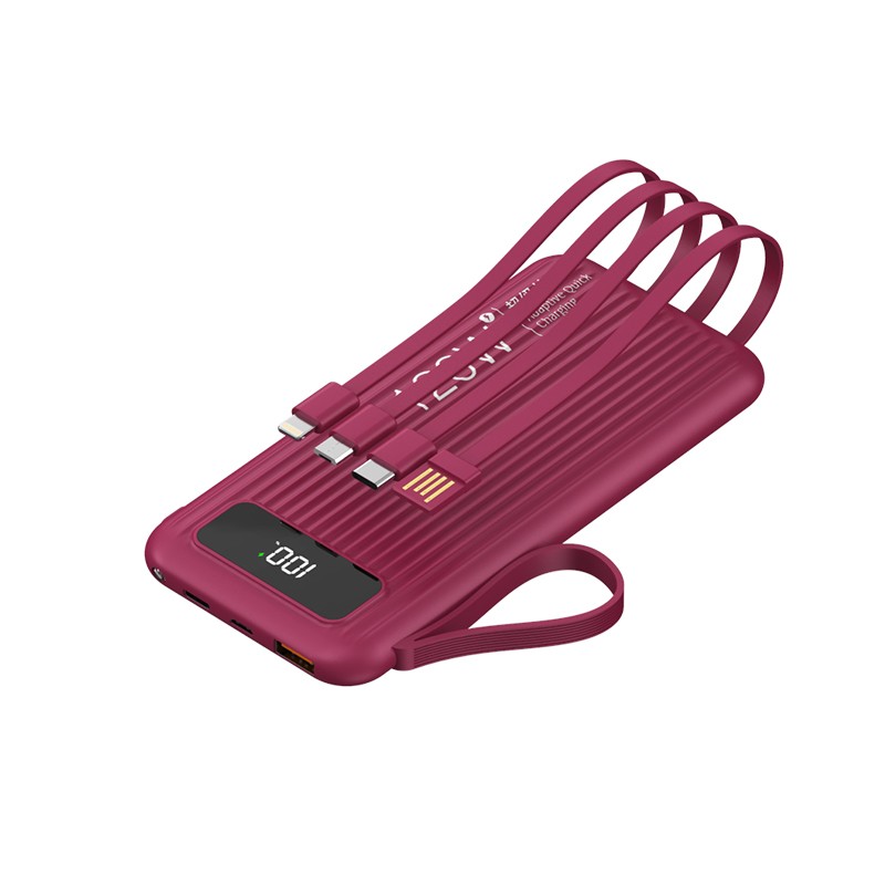 Power Bank Manufacturer - OEM PD20W 10000mAh Built-in Cable