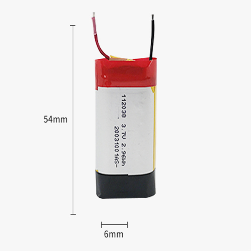 Polymer Battery Supplier - OEM 112038-800mAh High Rate Oval