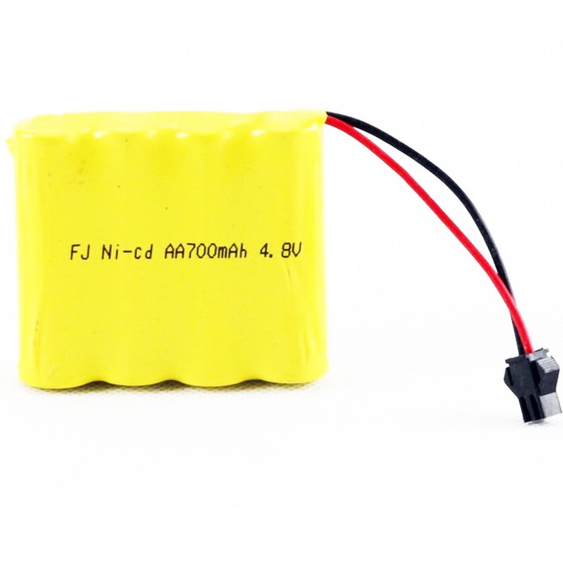 NiCd Battery Supplier - OEM 4.8V 600mAh RC Toys Pack