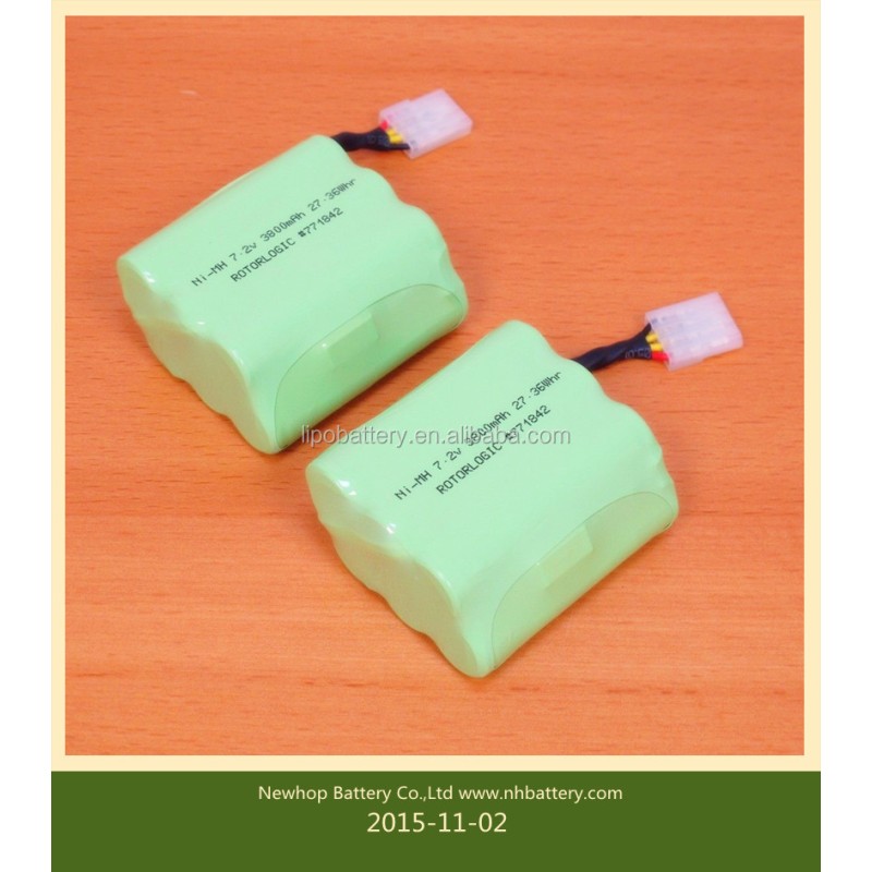 NiMH Battery Supplier - OEM 7.2V 800mAh Rechargeable Pack