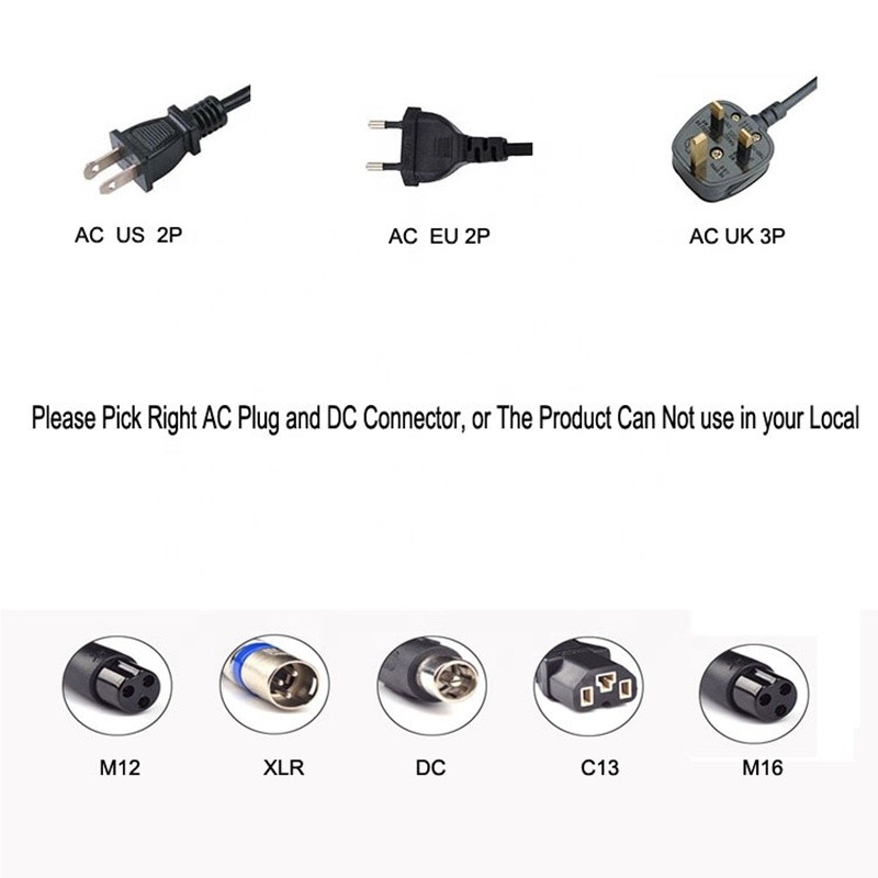 E-scooter Charger Factory - OEM 67.2V 16S Lithium Charger