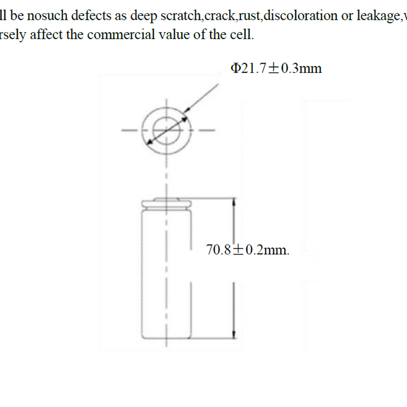 Lifepo4 Battery Manufacturer - OEM 3.2V 2600mah 21700 Cell