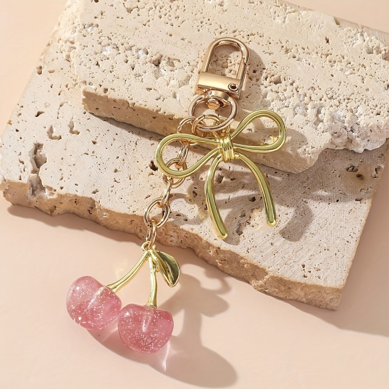 Keychain Manufacturer - Fruit Pear Crystal OEM