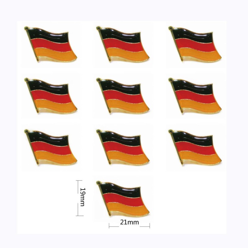 Lapel Pins Manufacturer - Germany Double Flag OEM