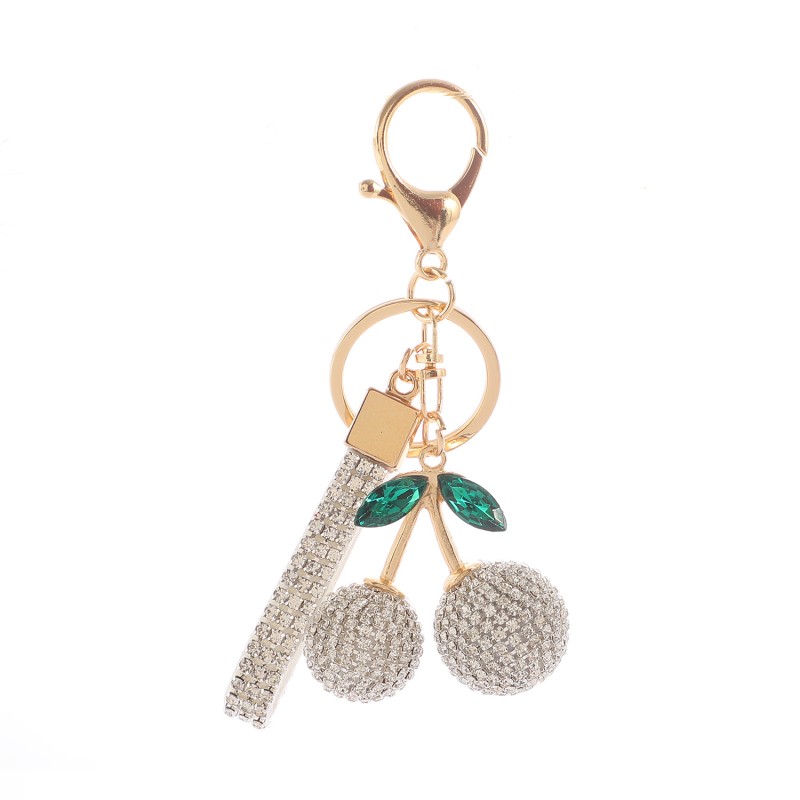 Keychain Factory - Cherry Charm Pendant Ring