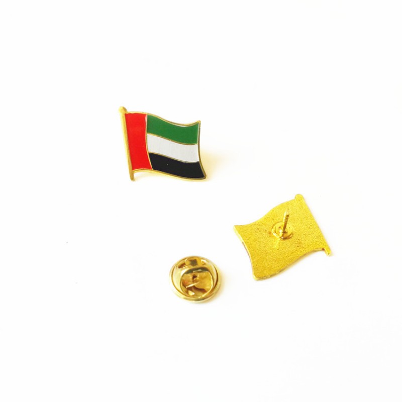 Lapel Pins Factory - UAE Flag Soft Enamel OEM