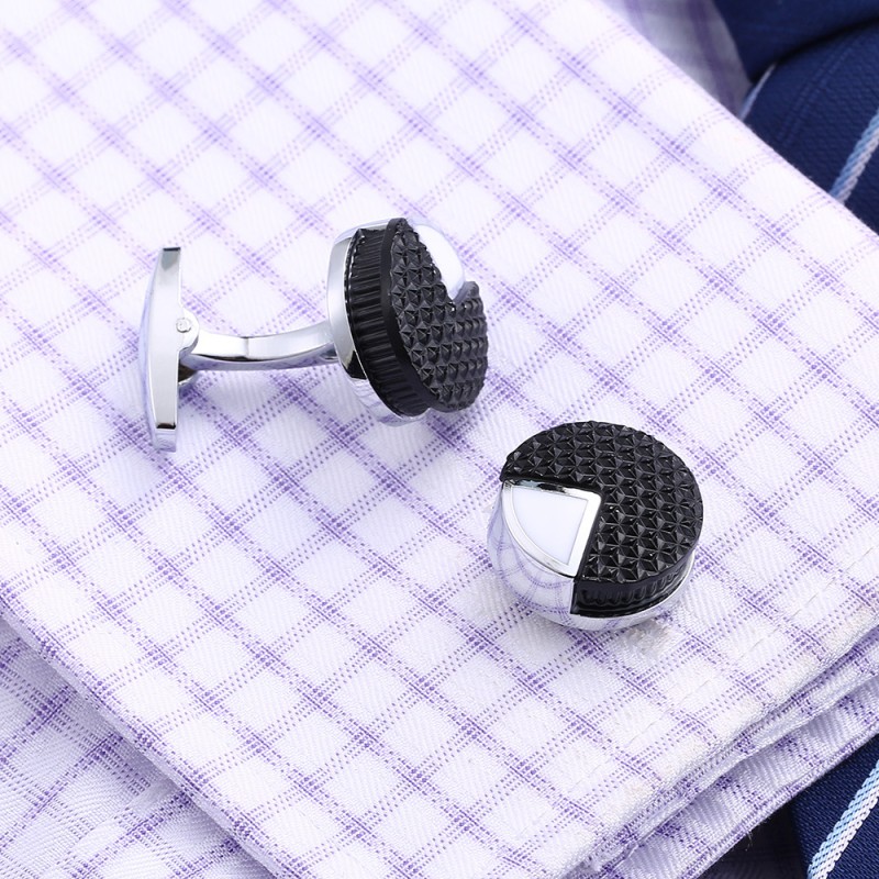 Cufflinks Manufacturer - Brass Unique Pattern OEM