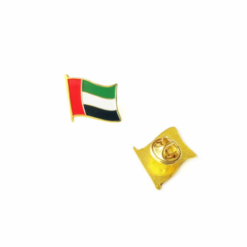 Lapel Pins Factory - UAE Flag Soft Enamel OEM
