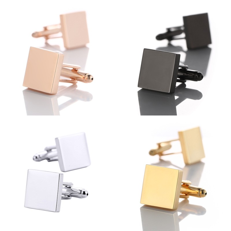 Cufflinks Factory - Square Blank Steel OEM