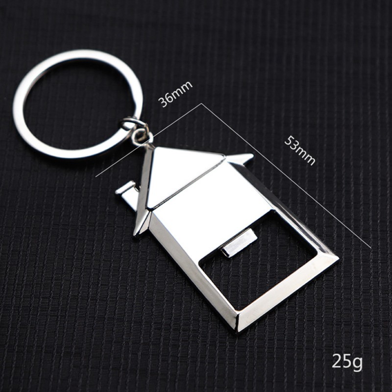 Keychains Manufacturer - House Shape Beer Opener