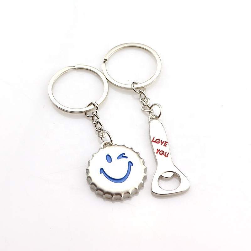 Keychains Factory - Smiling Face Zinc Alloy OEM