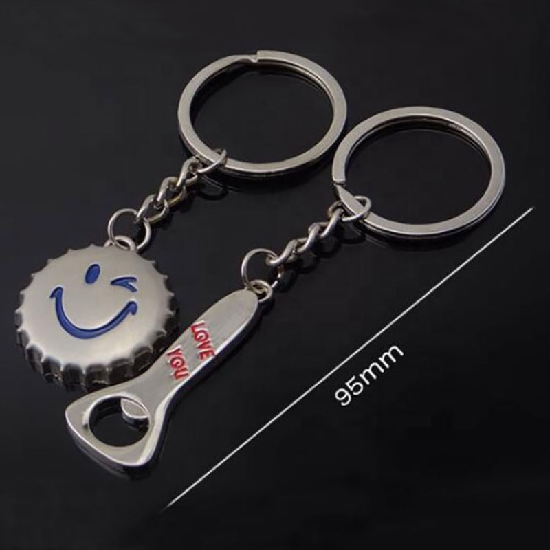 Keychains Factory - Smiling Face Zinc Alloy OEM
