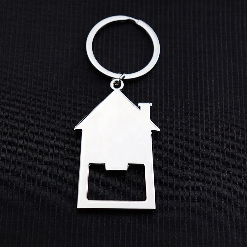 Keychains Manufacturer - House Shape Beer Opener