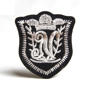 Embroidery Badges Factory - Shield Shape Custom